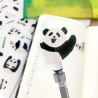 Image 3 of Corner Panda Clear Sticker Sheet