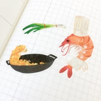 Image 4 of Shrimp Fried Rice Clear Sticker Sheet