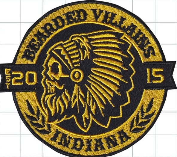 Image of Black and Gold Chief Patch