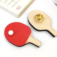 Image 2 of Ping Pong Paddle Wood Pin