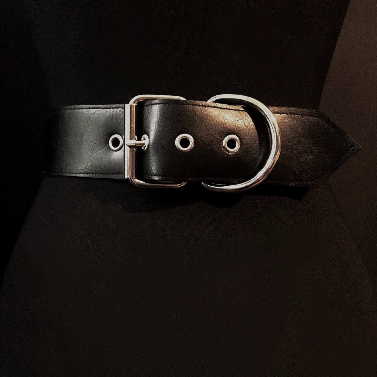 Infinity waist belt cincher silver 