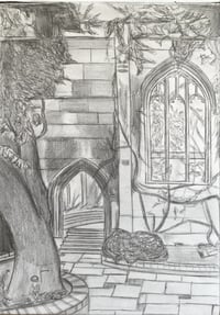 Image 1 of St Dunstan in the east- drawing