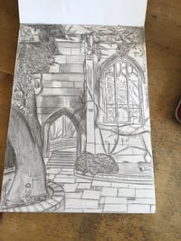 Image 2 of St Dunstan in the east- drawing