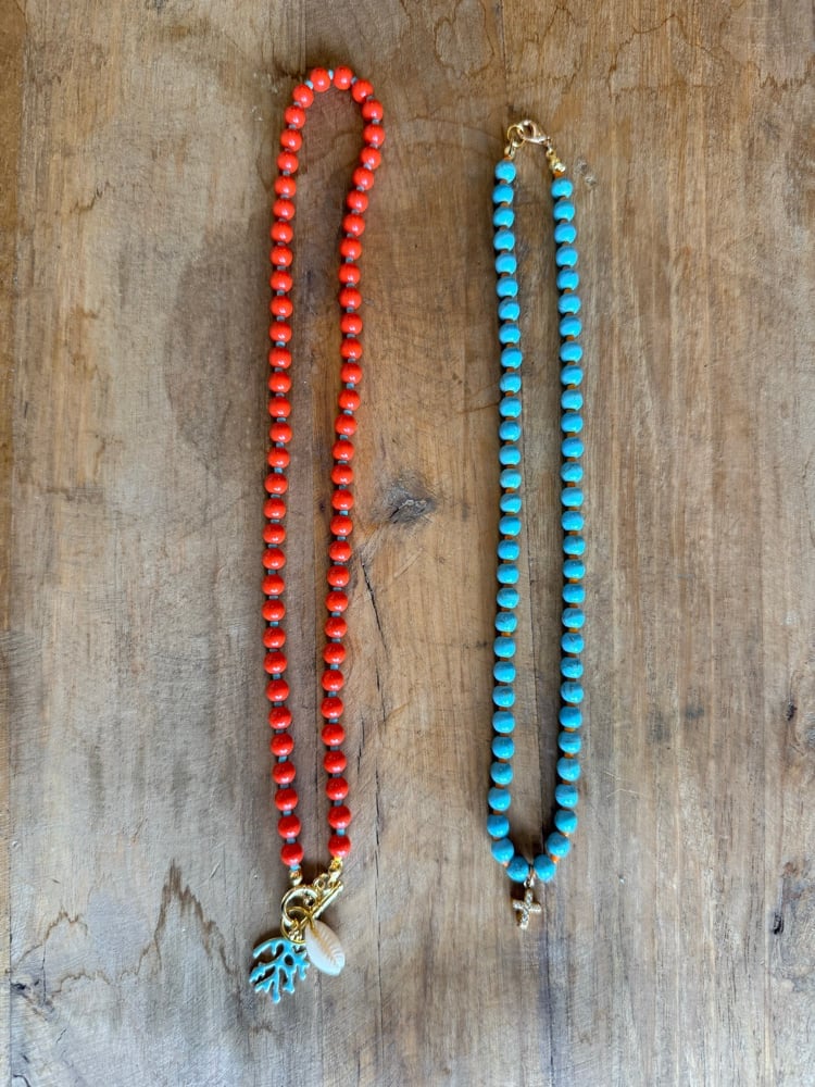 Image of Stone Layering Necklace