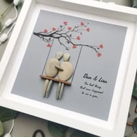Image 1 of Couple sat on swing Artwork
