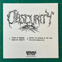 Image 2 of OBSCURITY "Demo 1992" LP