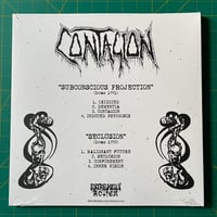 Image 2 of CONTAGION "Subconscious Projection / Seclusion" DOUBLE LP