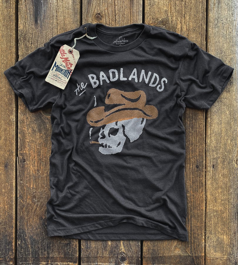 Image of Badlands Skull Cowboy | Graphite