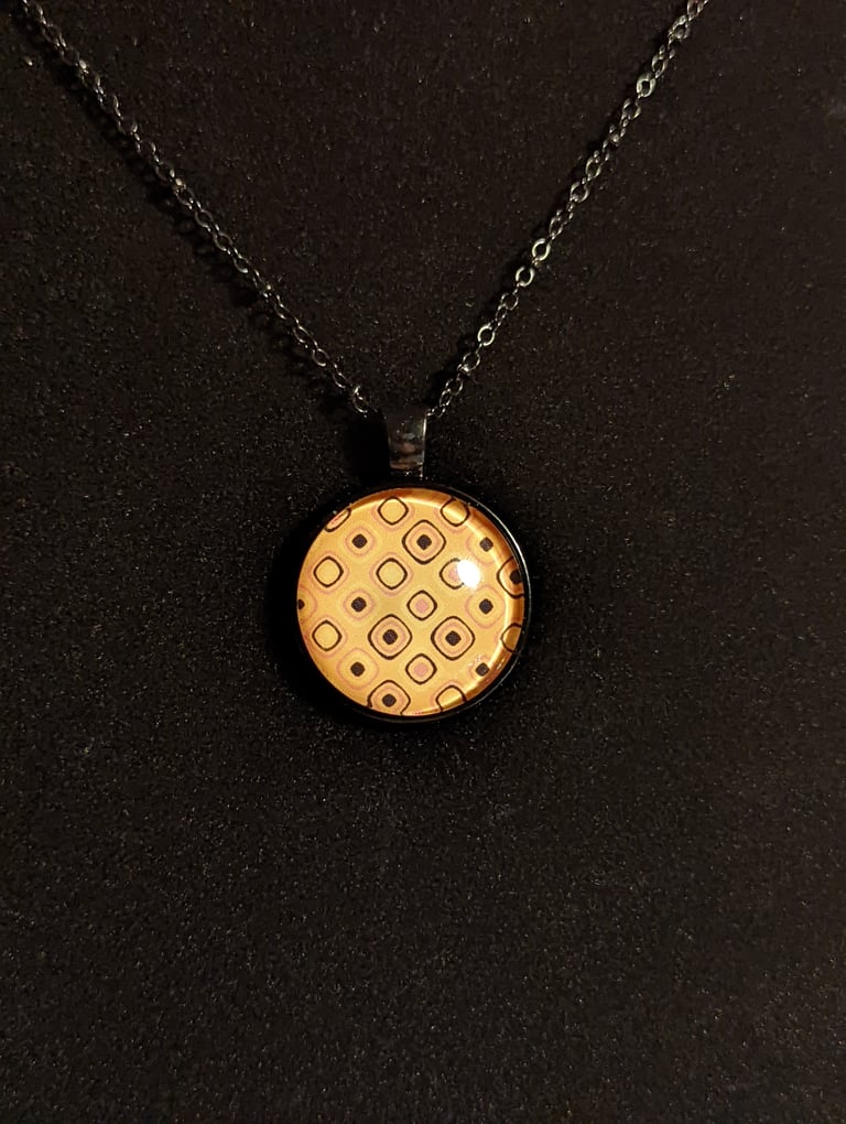 Mod Squares Circle Pendants