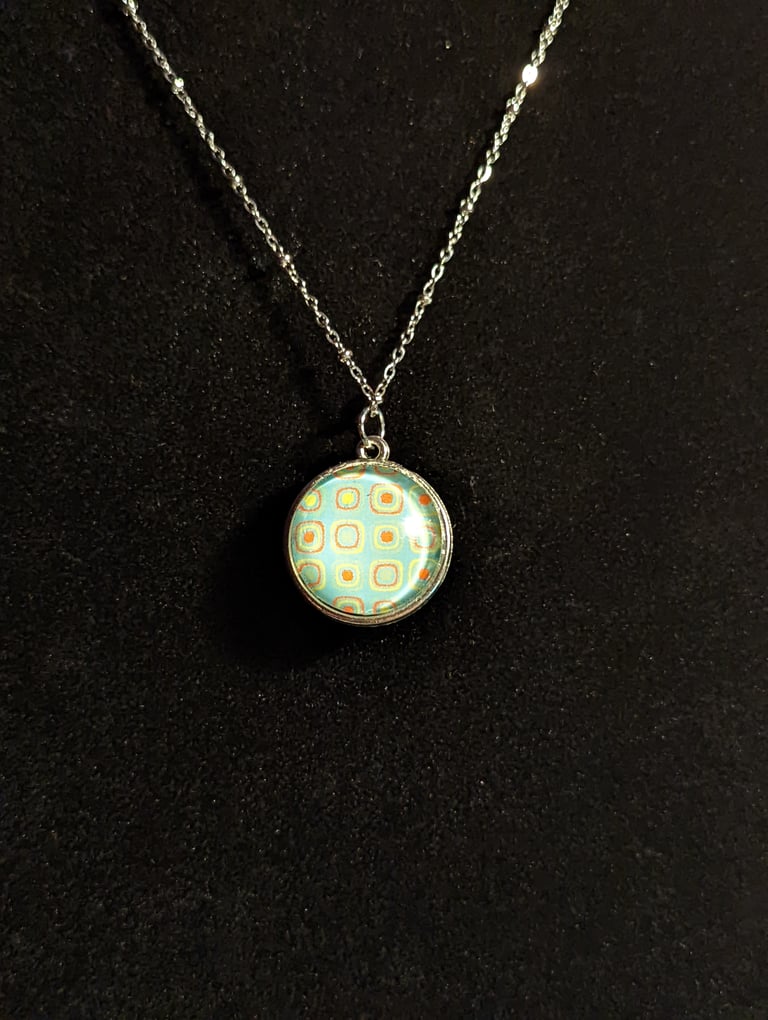 Mod Squares Circle Pendants Image 5