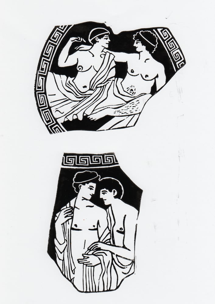 Image of Fragments: Lino Print
