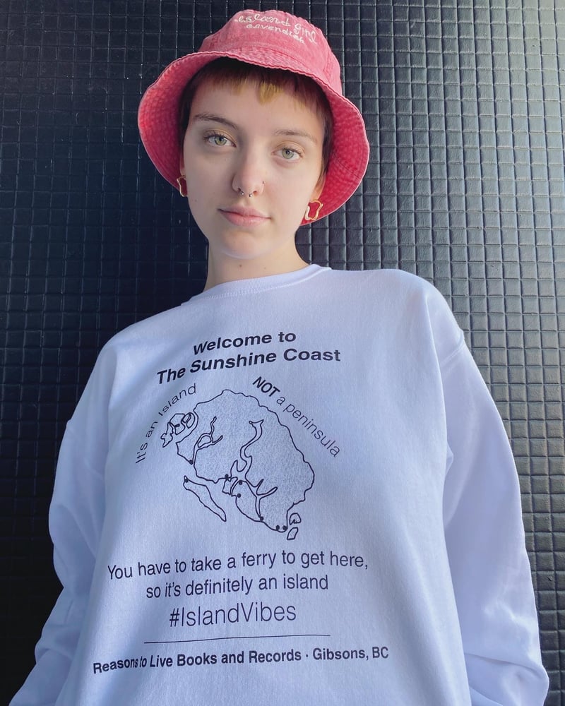 Image of "It's an Island" Crewneck Sweatshirt