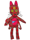 AJAX THE CAT TARTAN PLAID BAG