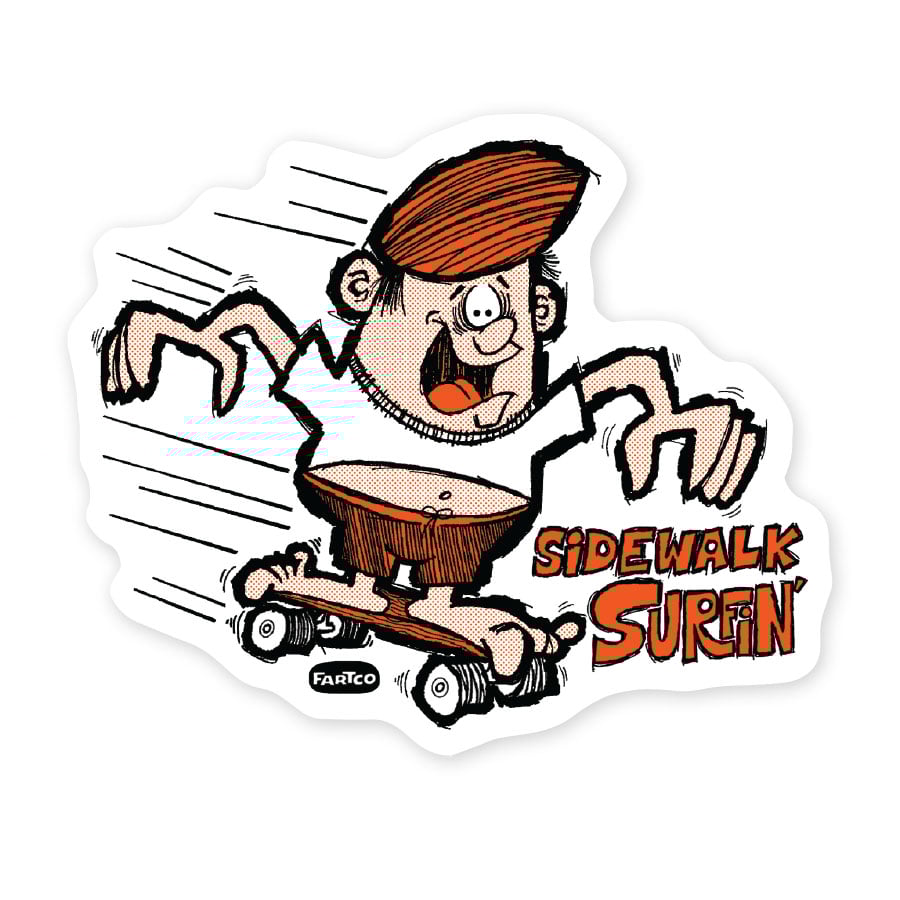 Image of Sidewalk Surfer Sticker