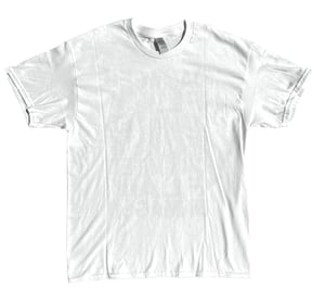 Image of Plain White Tee - Back Print Only