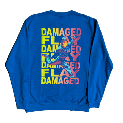 Image of CHAOS REMIX Blue Sweatshirt