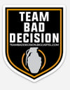 TBD Shield Logo Sticker