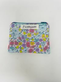 Image 1 of *EN STOCK* Porte-monnaie intérieur enduit Liberty Poppy summer