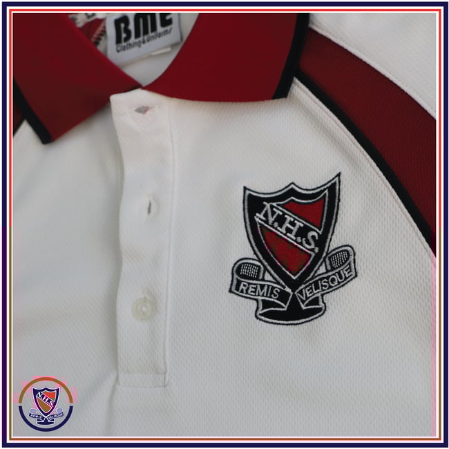 Junior Girls White Polo Shirt $40.50