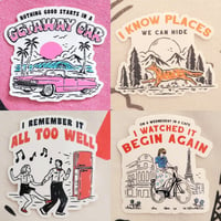 Image 1 of Vintage Style Stickers #1