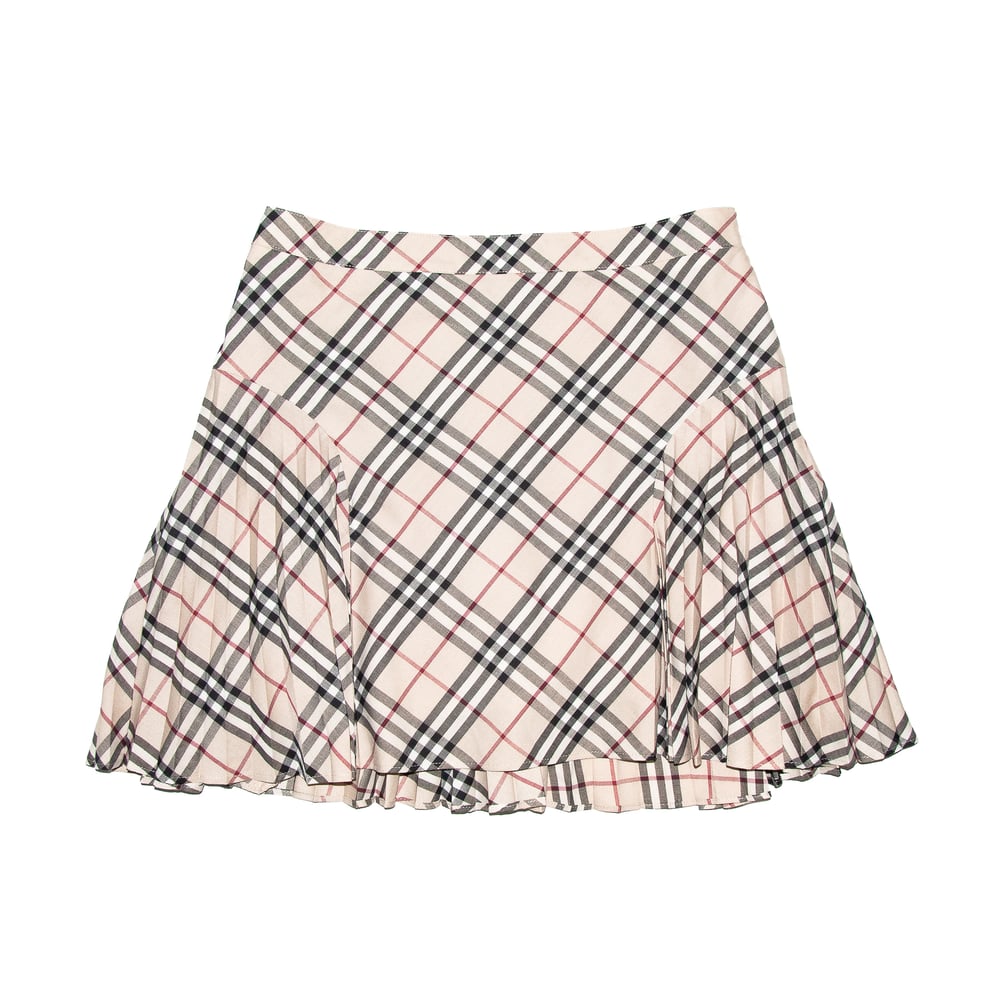 Image of Burberry Nova Check Mini Skirt