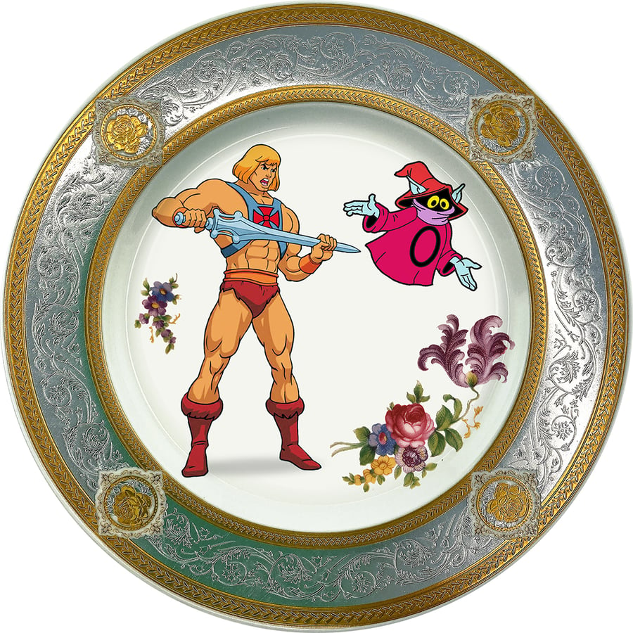 Image of Master - Male - Fine China Plate - #0790