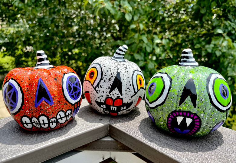 Image of Hand Painted Pumpkins
