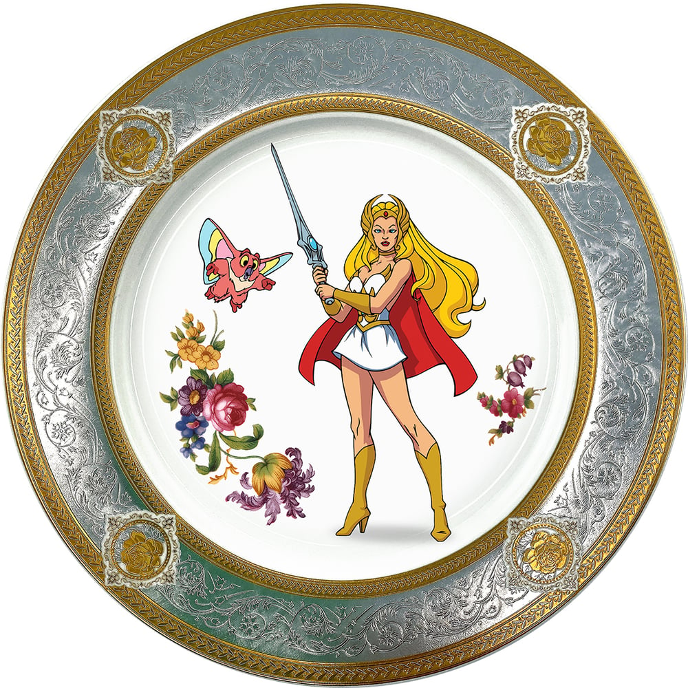 Image of Master - Woman - Fine China Plate - #0775