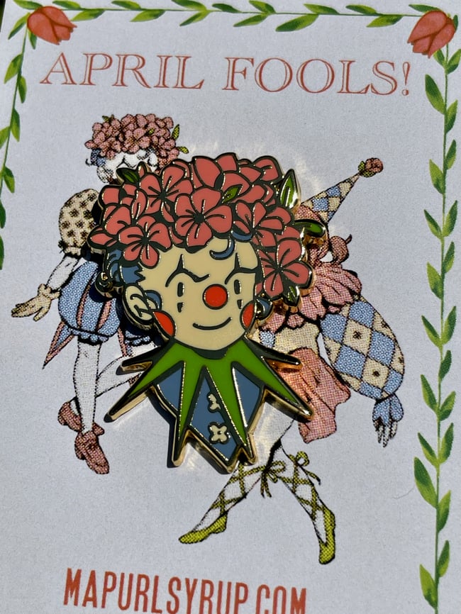 April Fools Enamel Pins