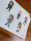 Gerard Way Sticker Sheet