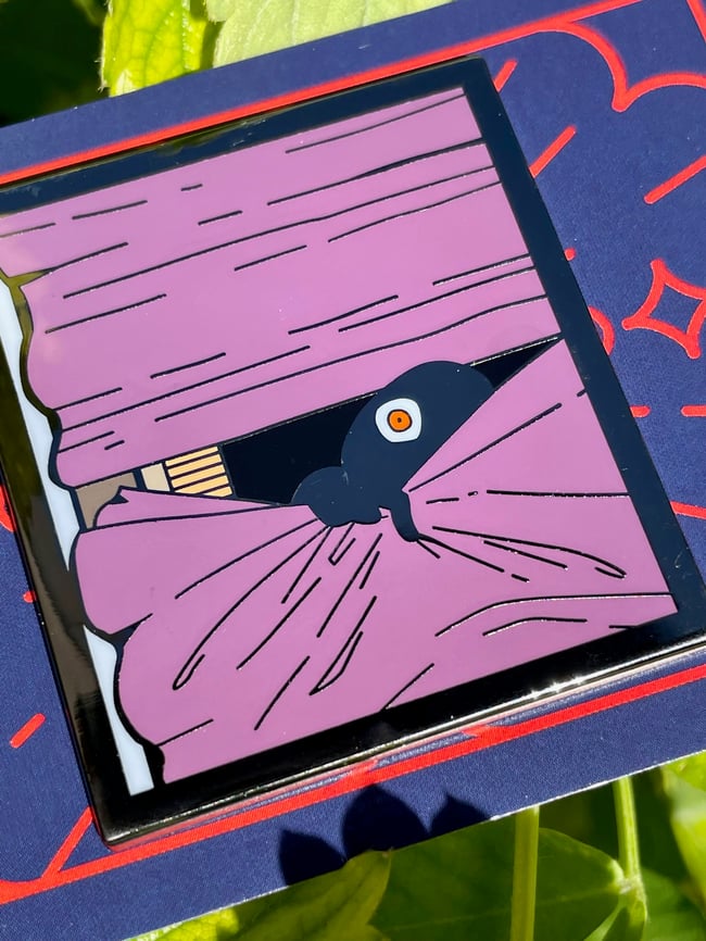 Looking In Enamel Pin