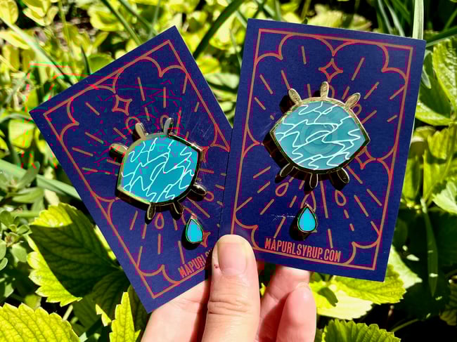 Ocean Eye Enamel Pin