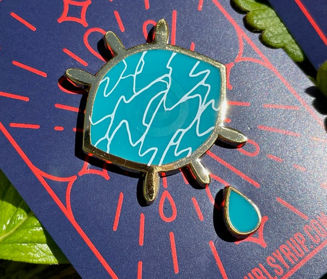 Ocean Eye Enamel Pin