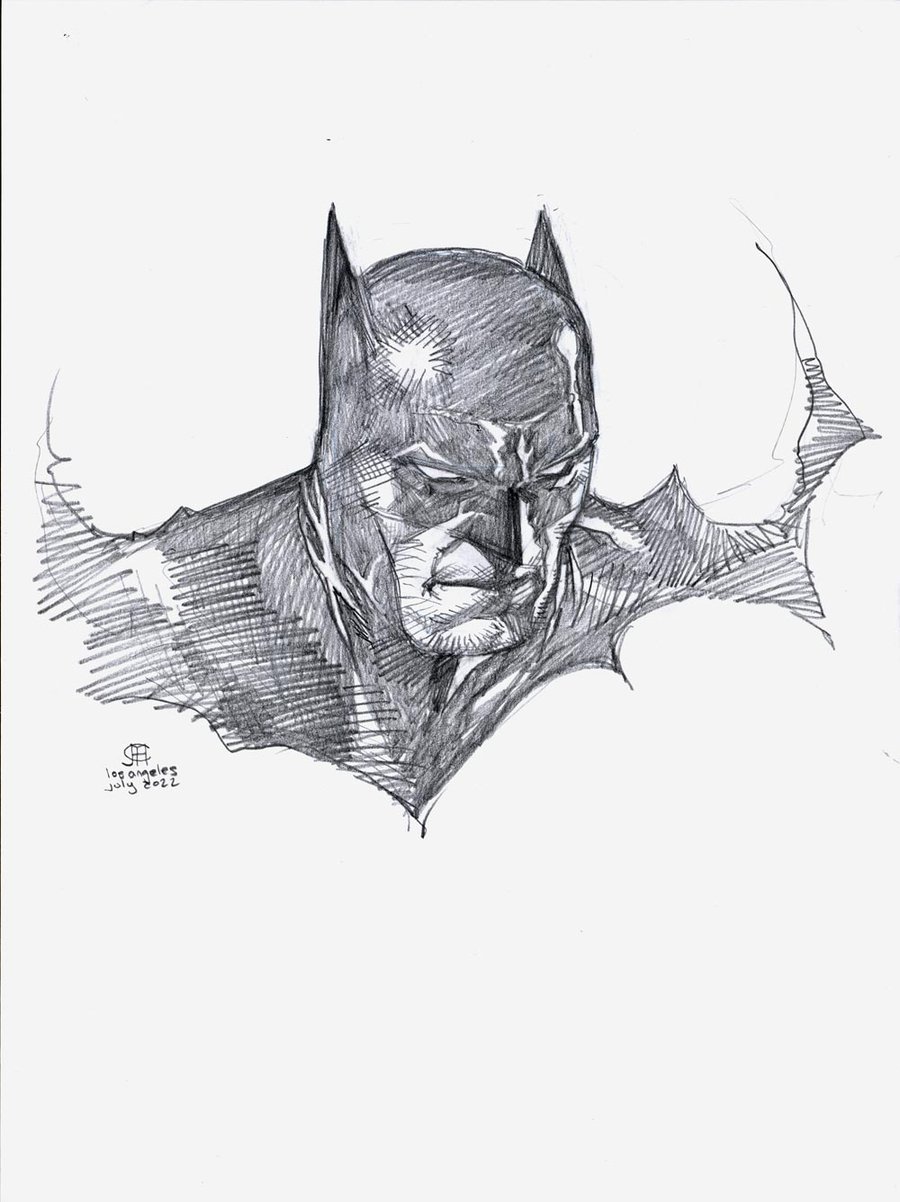 Image of BATMAN BLACKWING Sketch 2