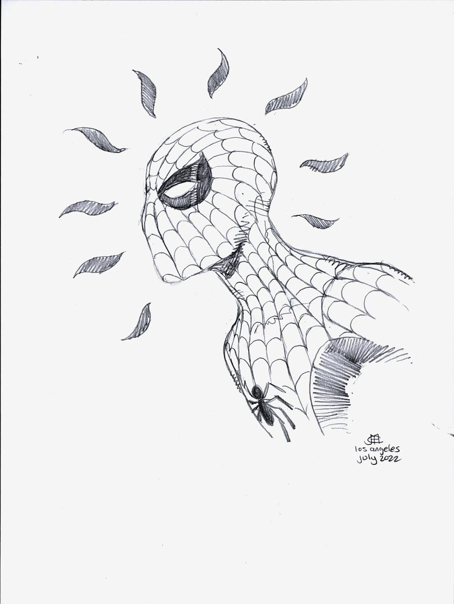 Image of SPIDER-MAN BLACKWING Sketch
