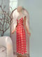 Image of Red Checkered Maxi