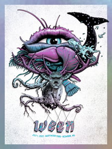 Image of Ween in Redmond, WA Poster - Foil
