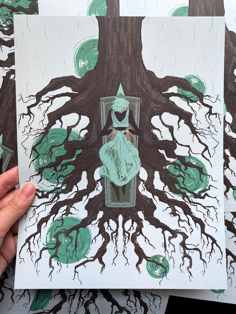 Image of Witch Hat Atelier: Tree Print