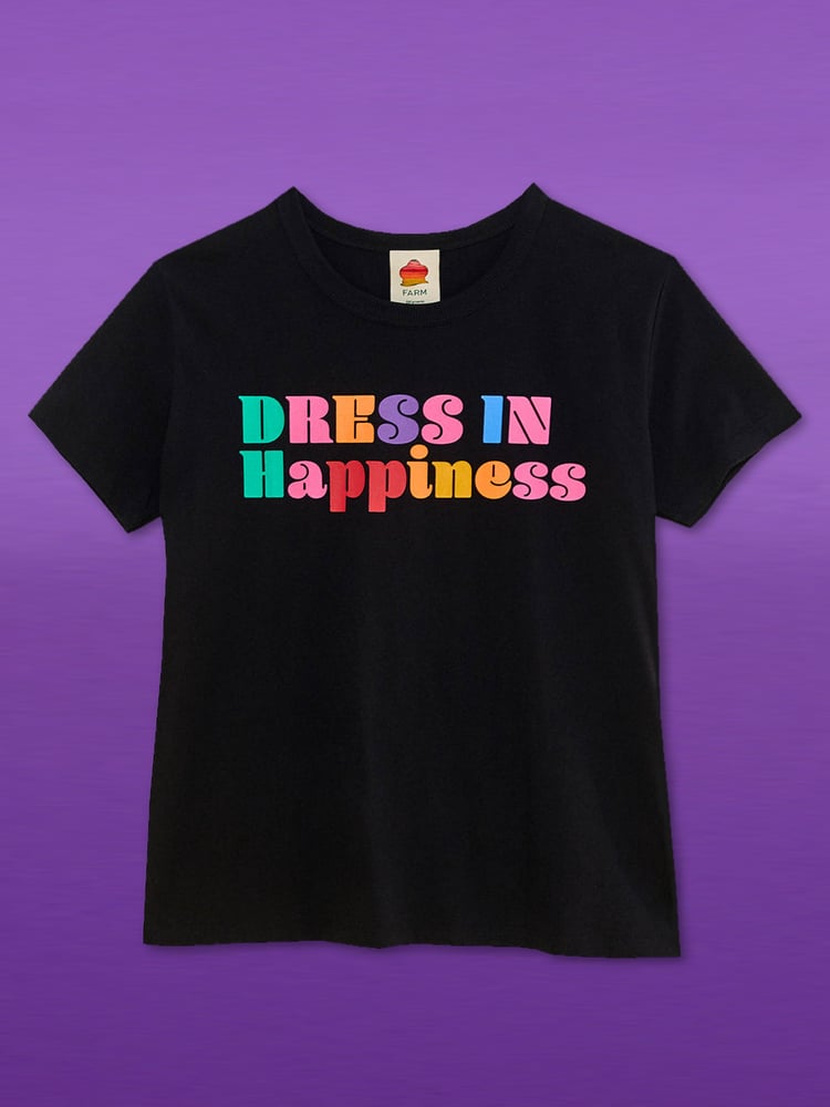 Image of Rio Dress in Happiness Tee