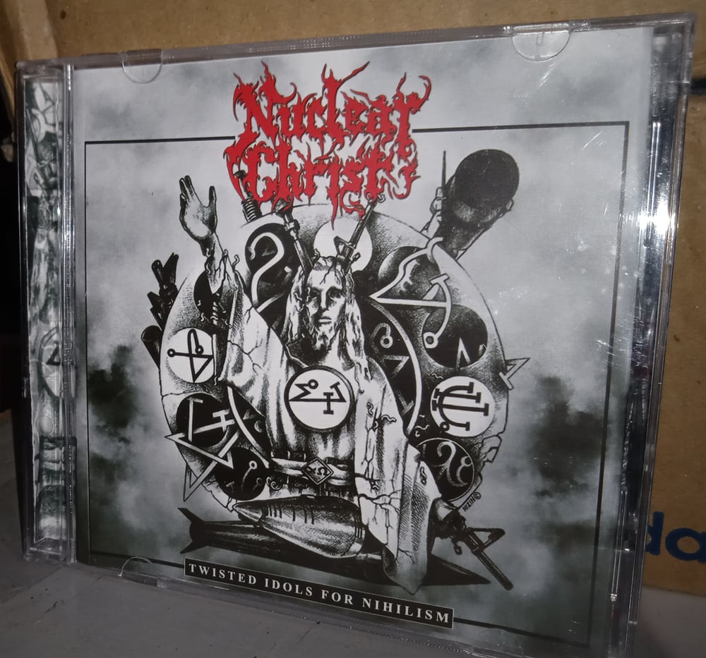 NUCLEAR CHRIST(US) "Twisted Idols For Nihilism"/VRYKOLAKAS(SG) "The Anatomy Of The Ungodly" Split CD