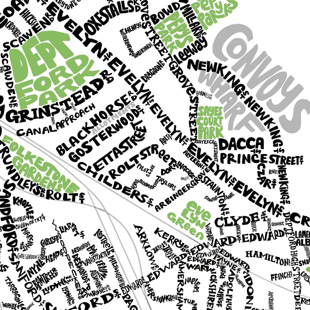 Image of Lewisham - London Borough Type Map 
