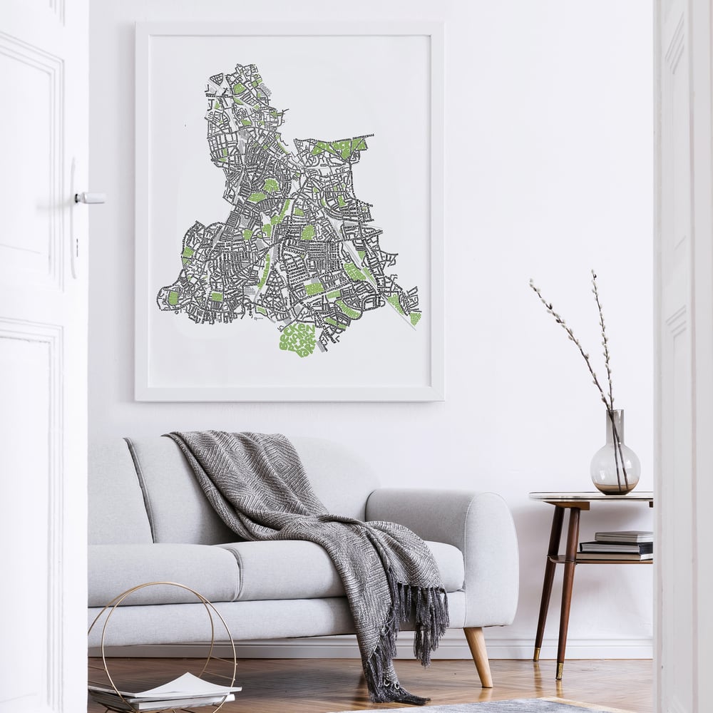 Image of Lewisham - London Borough Type Map 