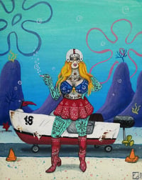 Mrs. Puffalito's Driving School original painting 