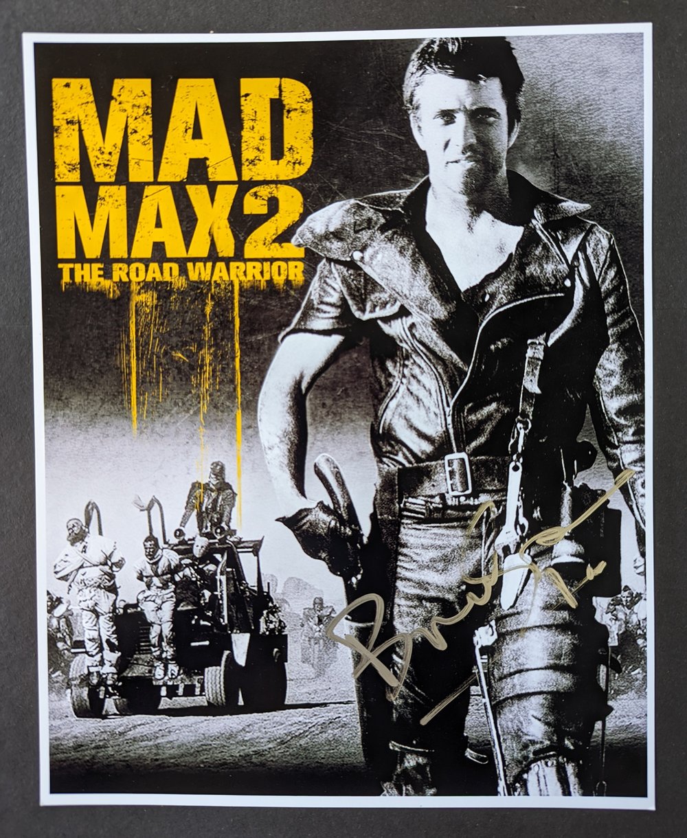 Mad Max Bruce Spence Signed 10x8