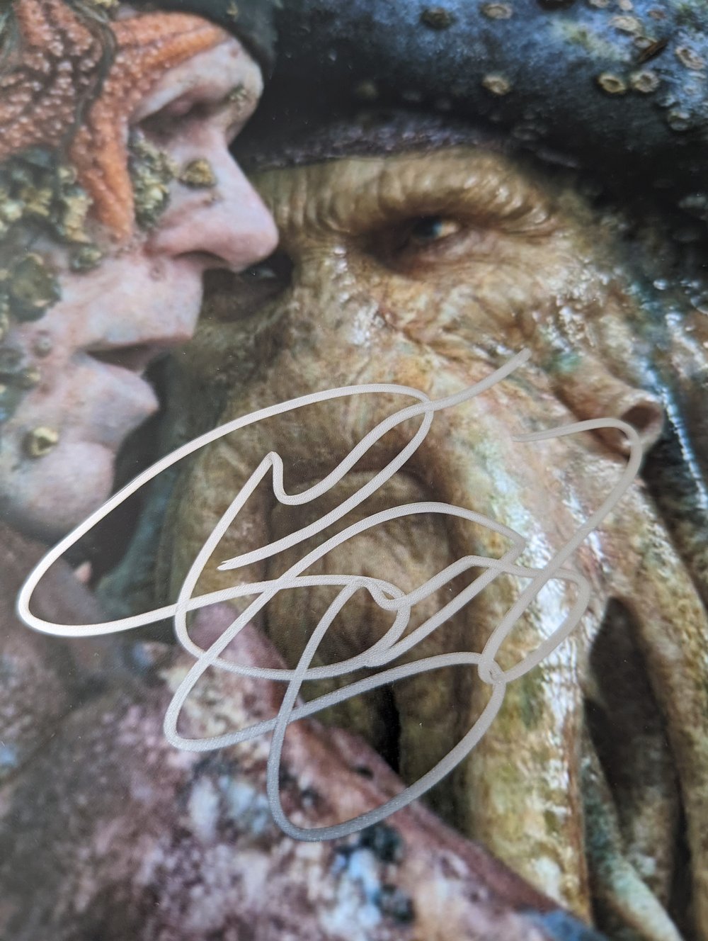 Pirates of the Caribbean Stellan Skarsgard Signed 10x8