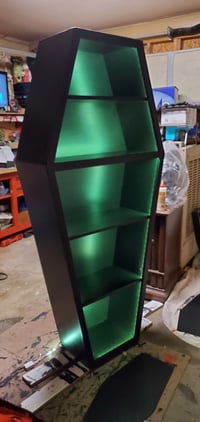 Image 3 of The Original 6FT Black LED COFFIN CASE