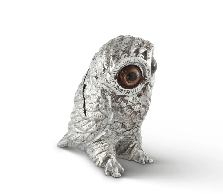 Image of Set of 8 Place Card Holders-Owls