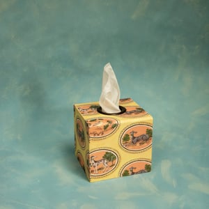 Image of Tissue Box - Oval Paintings