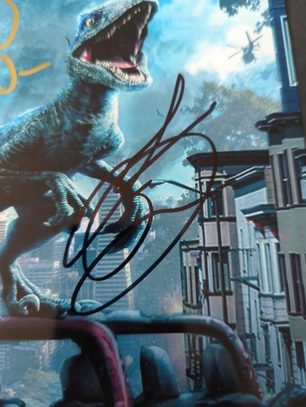 Jurassic World Dominion Cast Signed 12x8 Photo