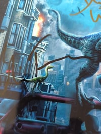 Image 3 of Jurassic World Dominion Cast Signed 12x8 Photo